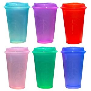 Starbucks Summer 2021 Limited Edition Reusable Hot Cups - Pack of 6